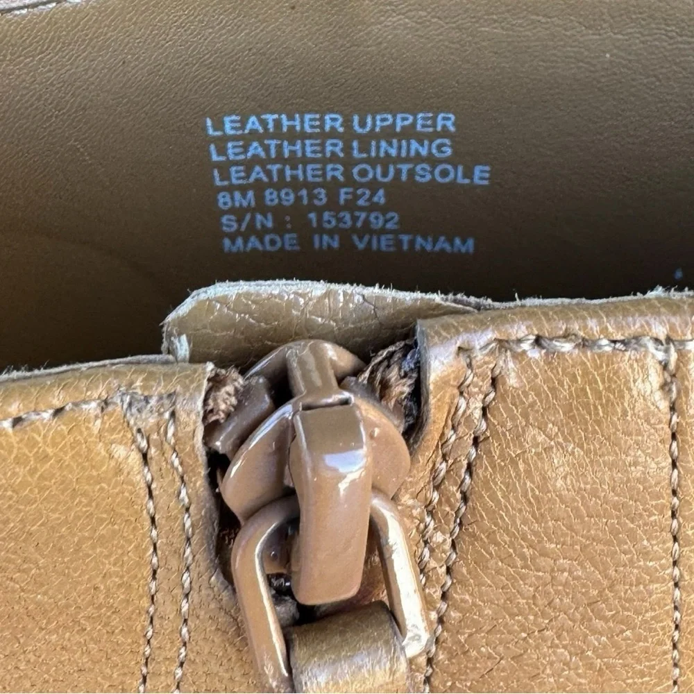 NIB TORY BURCH BROOKE STAMPED HEEL ROUND TOE LEATHER BOOTIE